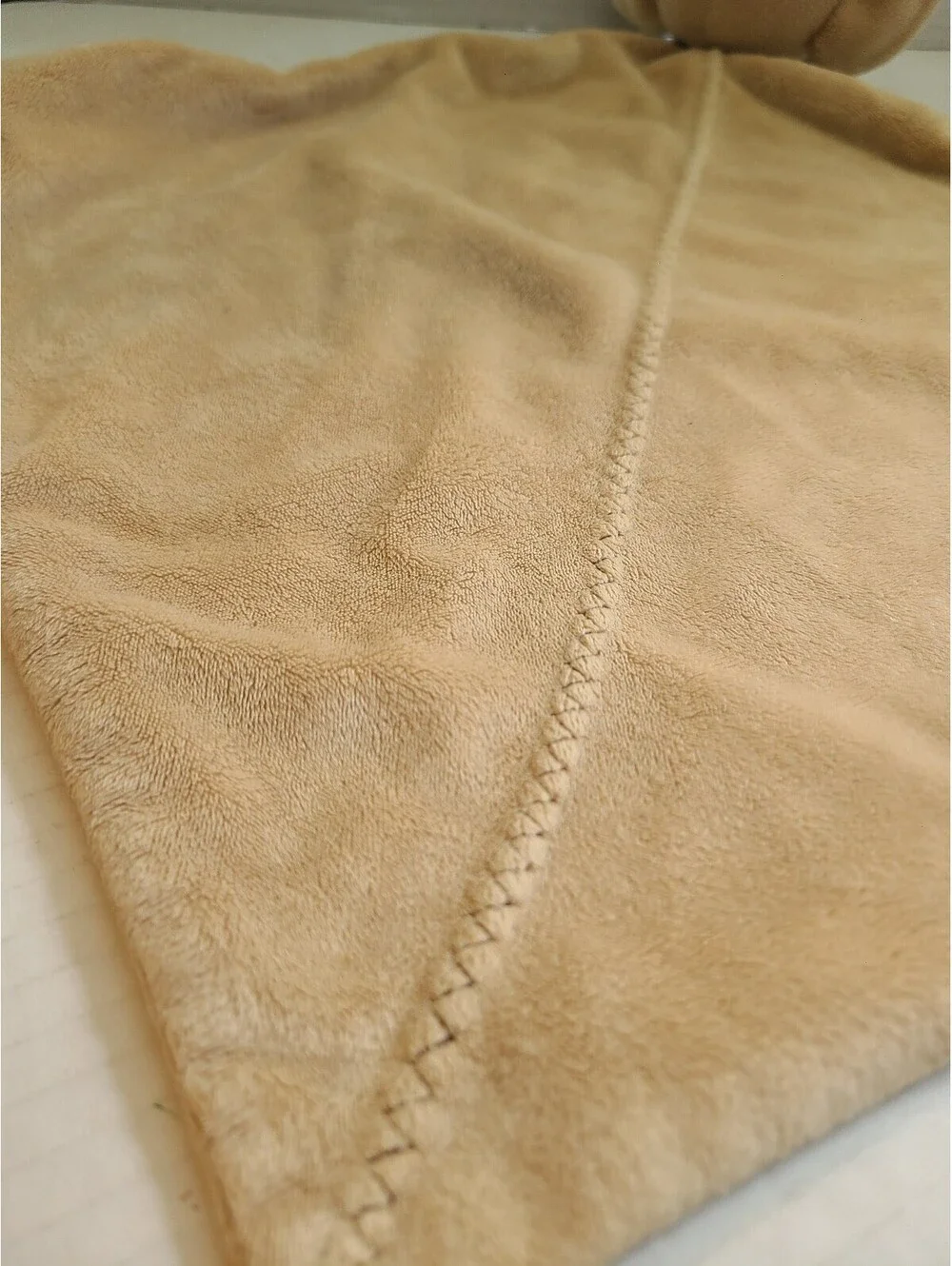 Carters Precious Firsts Tan Elephant Security Blanket Plush Lovey